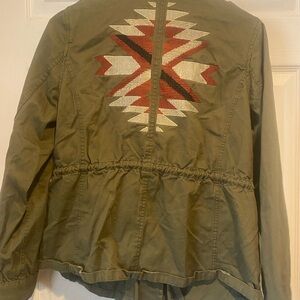 Blu Pepper Olive Green Field Jacket